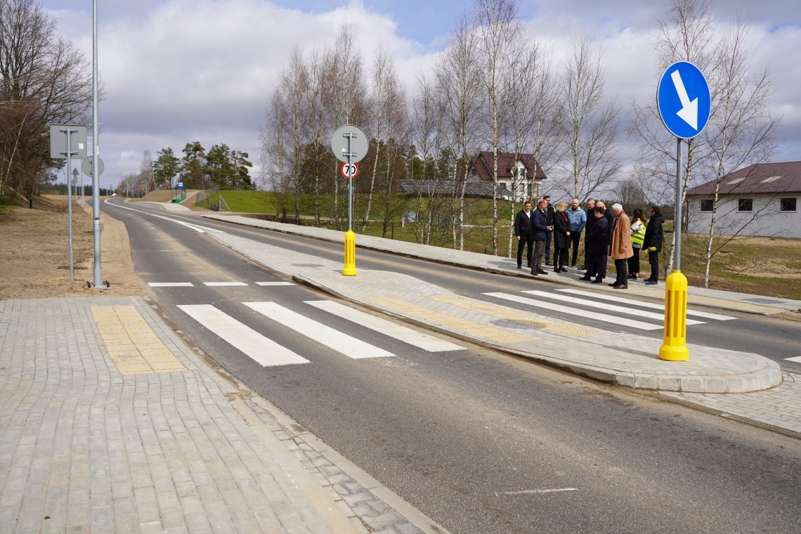 Powiatowa droga Osiek – Tłuczewo oddana do użytku