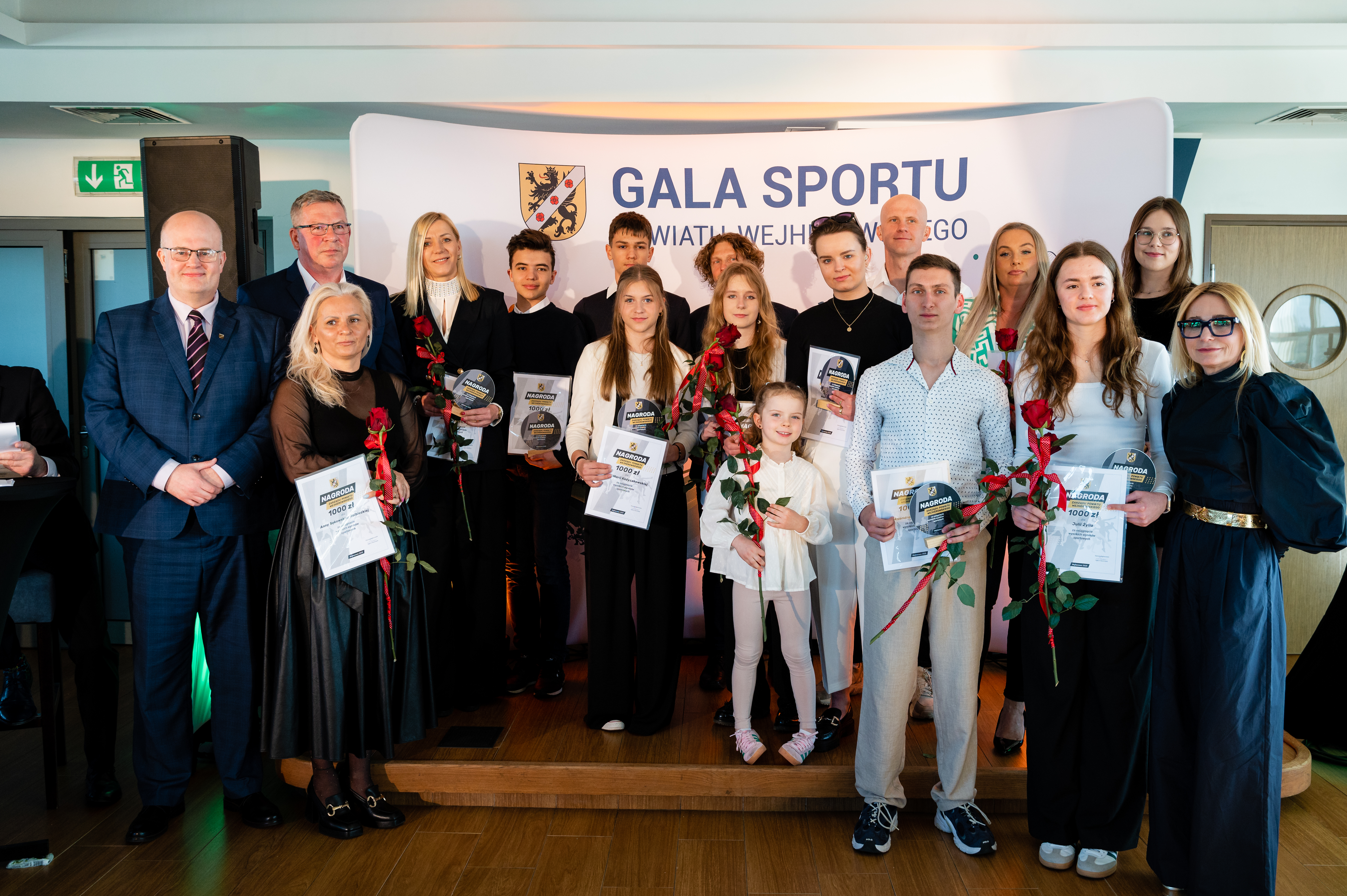 Sportowcy i trenerzy docenieni przez powiat