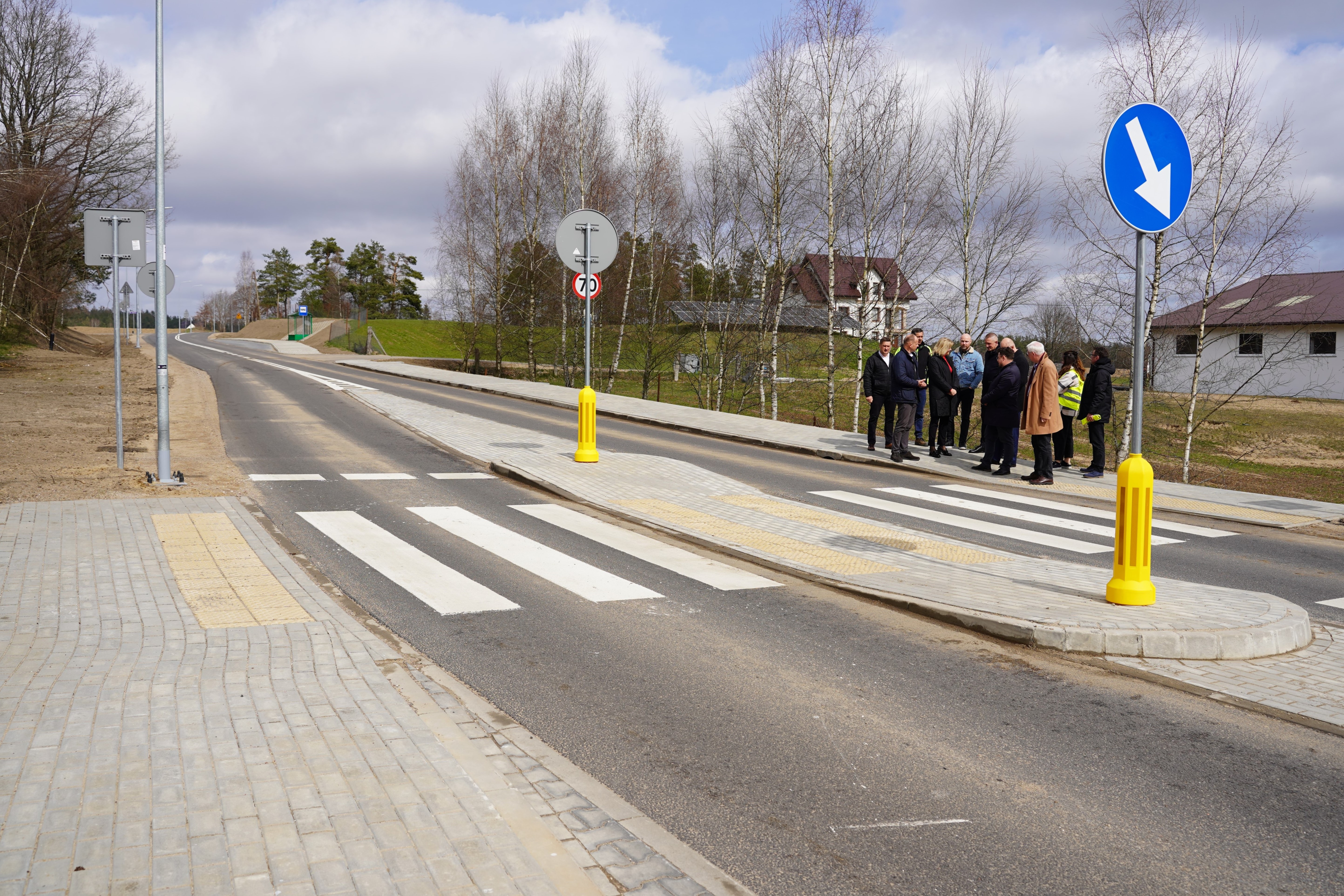 Powiatowa droga Osiek – Tłuczewo oddana do użytku
